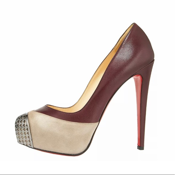 Christian Louboutin Maggie 140 Suede Royal/Kid - Picture 2 of 7